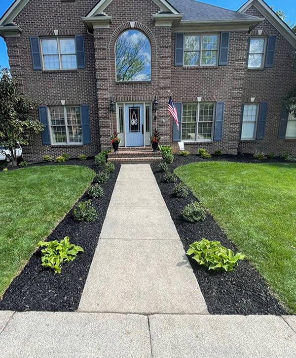 Residential landscaping in Lexington